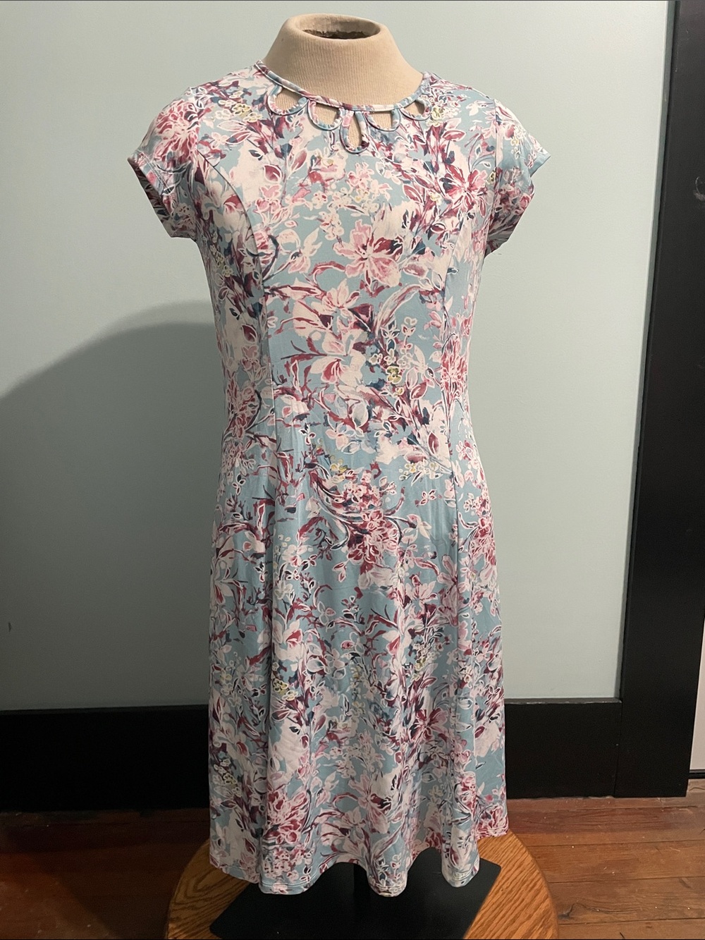 Southern Lady Small Floral Midi Dress